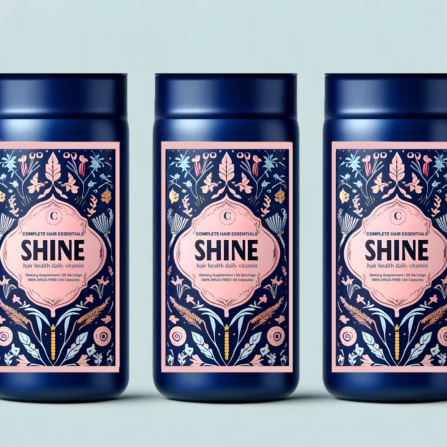 Buy 2 Get 1 Free - Complete Hair Essentials Daily Vitamins - Choose (Set of 3)