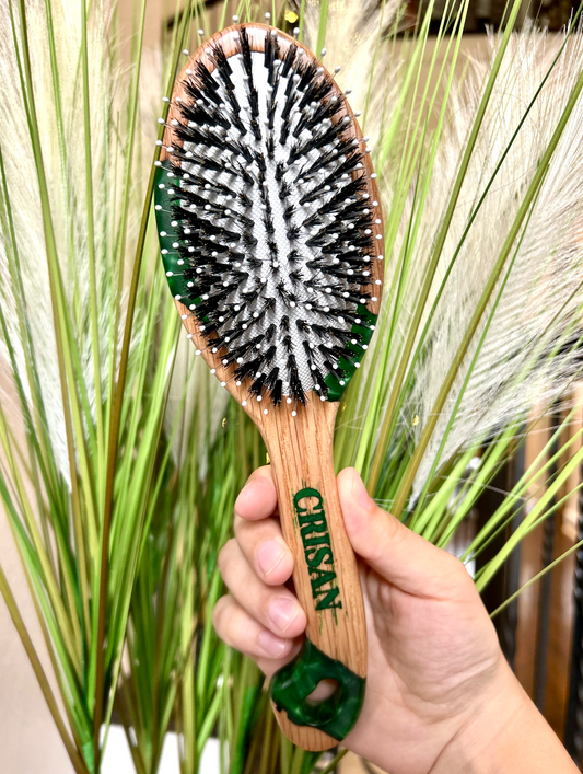 Emerald CRISAN Everlasting Hair Brush with Interchangeable Bristles - MAY