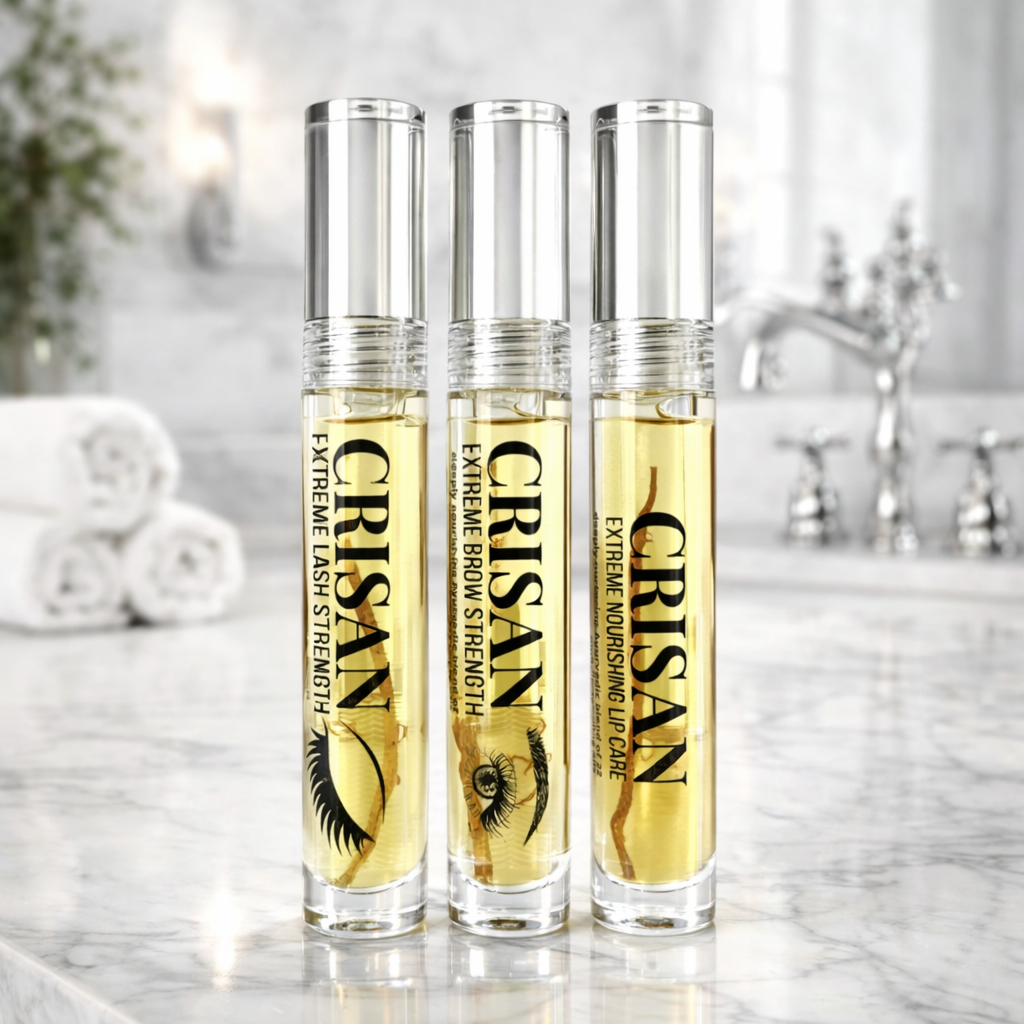 Lash, Brow & Lip Oil Set for Fuller Lashes & Soft Lips | CRISAN