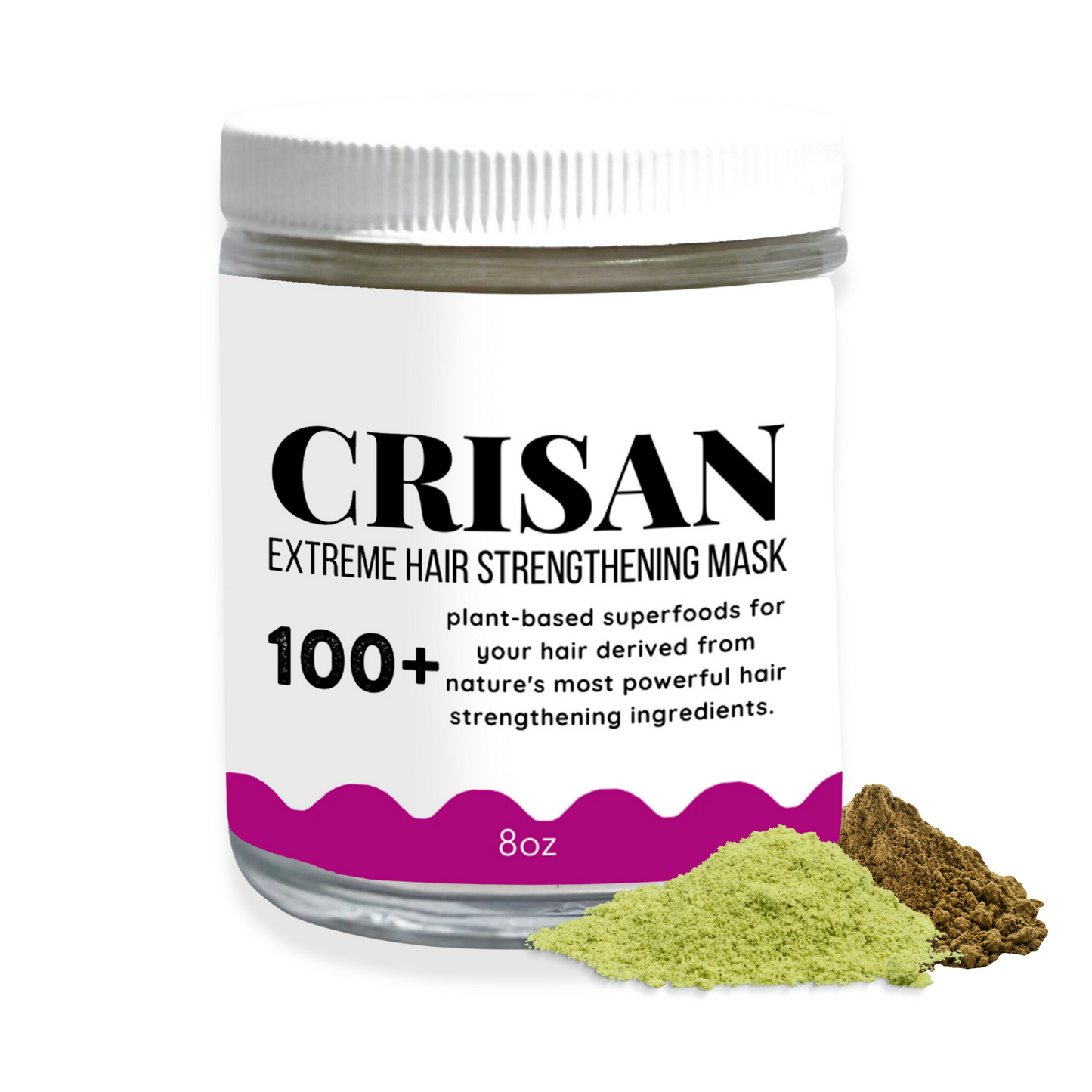 CRISAN Extreme Hair Strengthening Mask - 100+ Plant-Based Hair Strengthening Ingredients