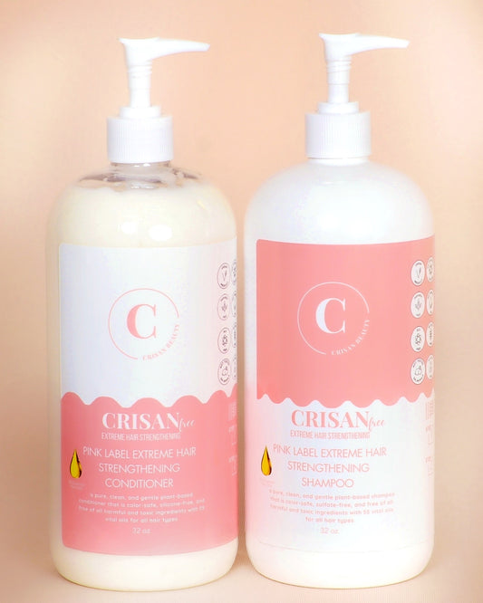 CRISAN Free: Sulfate-Free Shampoo & Silicone-Free Conditioner | PINK LABEL