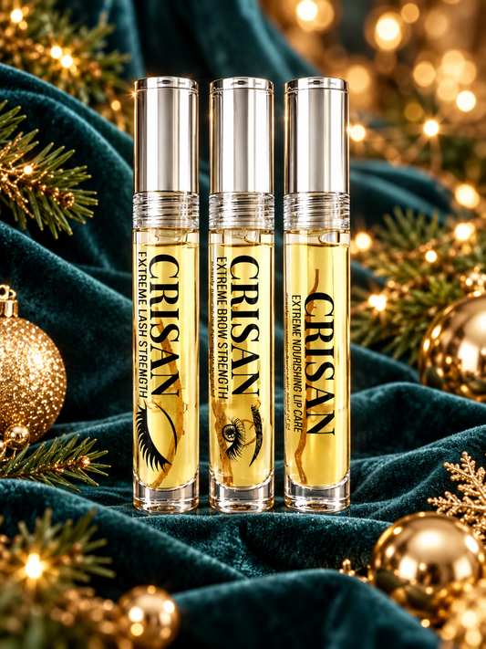 Lash, Brow & Lip Nourishing Oil Set for Natural Beauty — holiday product photograph