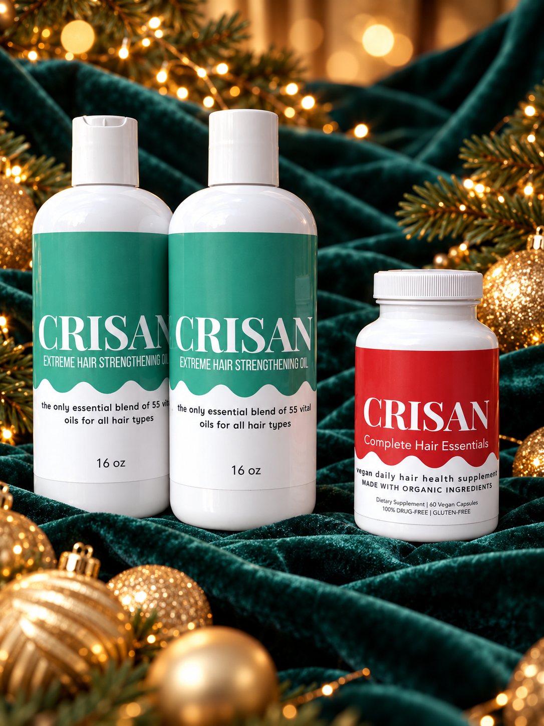 Hair Growth Value Bundle (Buy 2 Oils, Get Vitamins Free) — holiday product photograph