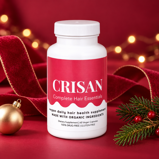 CRISAN vitamins in a coordinated holiday setting