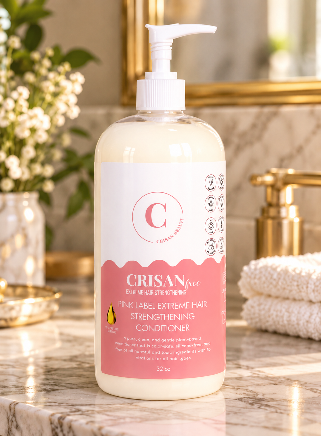 Pink Label Conditioner — one 32 oz bottle, $74.99