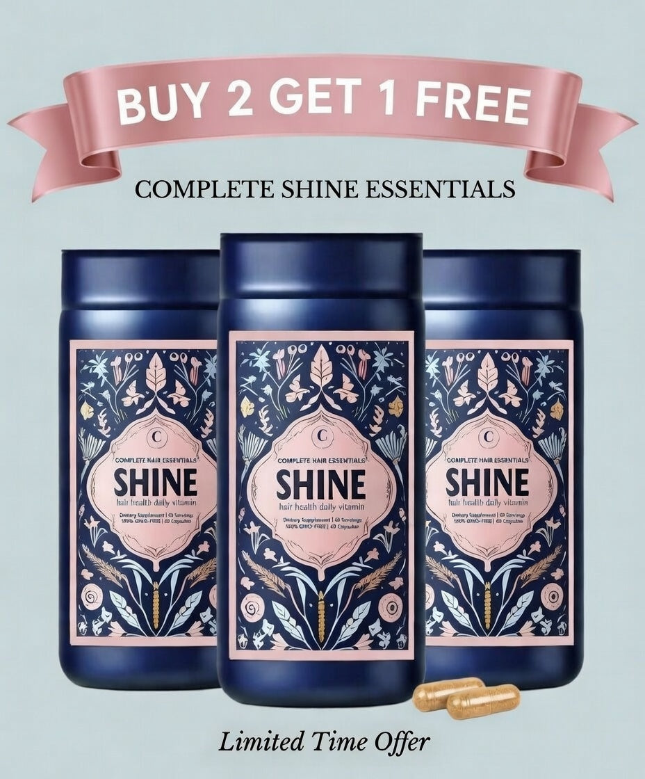 Hair Growth Vitamins Bundle (Buy 2 Get 1 Free – Set of 3)