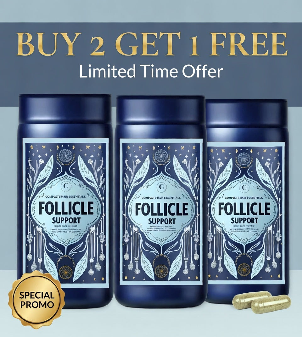 Hair Growth Vitamins Bundle (Buy 2 Get 1 Free – Set of 3)