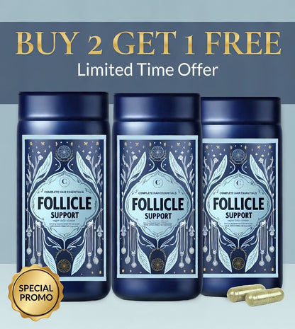 Hair Growth Vitamins Bundle (Buy 2 Get 1 Free – Set of 3)