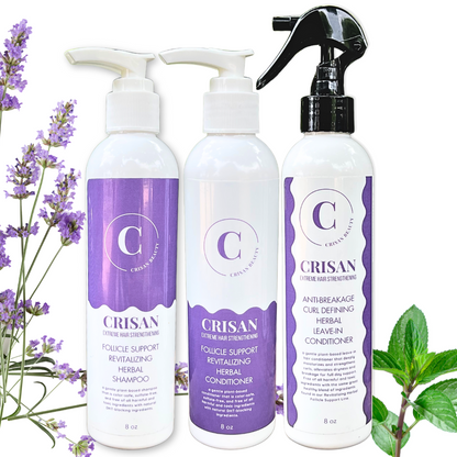 NEW: Follicle Support Herbal Shampoo, Conditioner, and Leave-In Conditioner