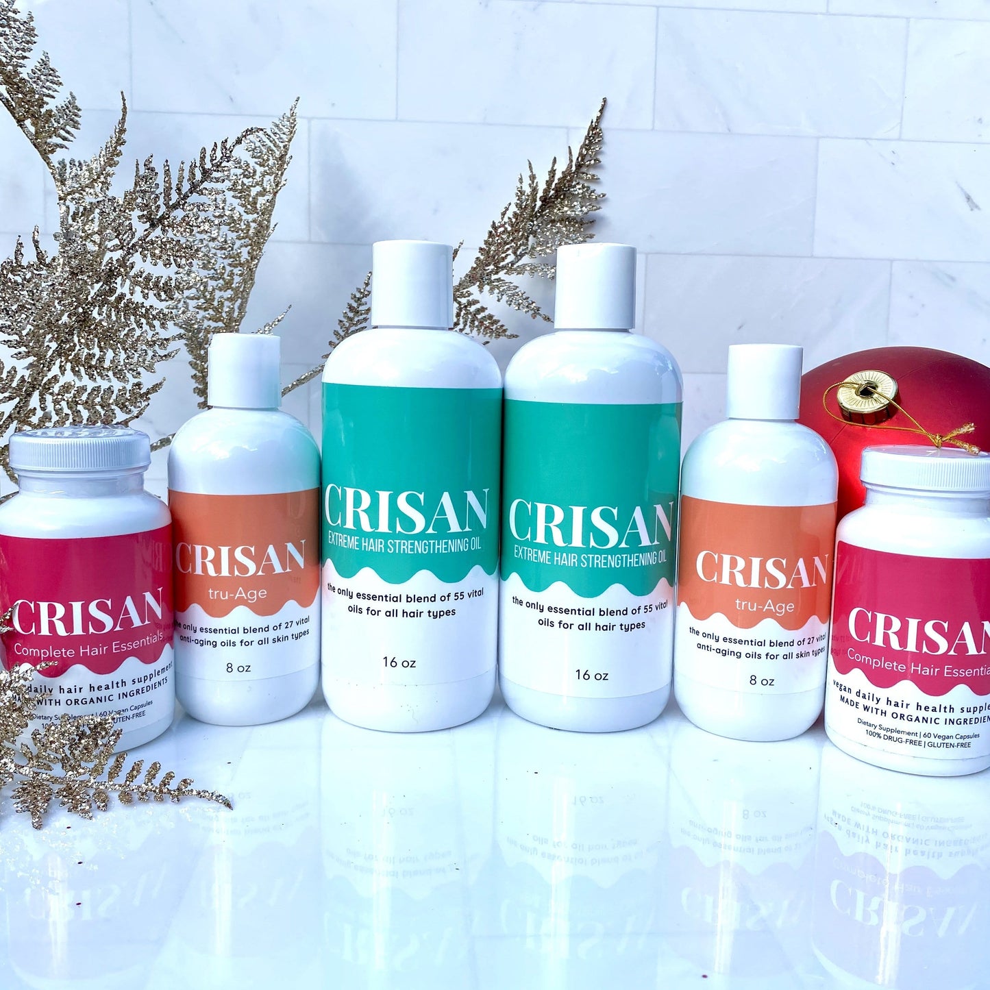 Organic Hair Strengthening Gift Set | CRISAN Beauty